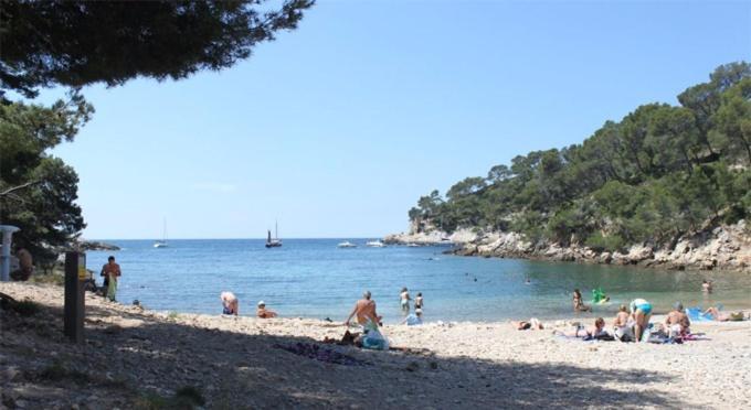 Appartamento Daniel Saint-Cyr-sur-Mer Esterno foto